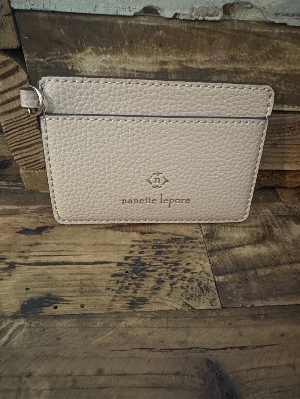 Nanette Lepore Tan Leather Card Holder